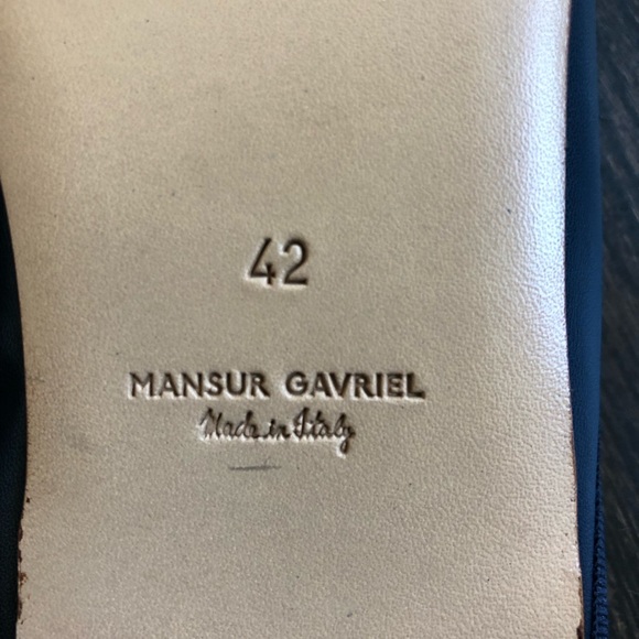 Mansur Gavriel  Limited Edition Dream Mules Navy 42 - Picture 10 of 11